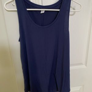 Old navy - navy blue Luxe tank - oversized